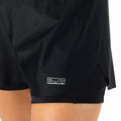  Puck hardloopbroek dames black*Sjeng Sports New