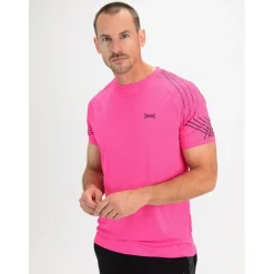  Sancho tennisshirt heren pink glo*Sjeng Sports