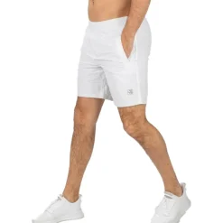  Set tennisshort heren real white*Sjeng Sports