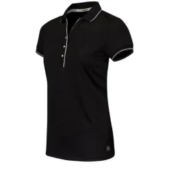  Slam tennispolo dames black*Sjeng Sports