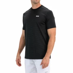  Tex tennisshirt heren black*Sjeng Sports