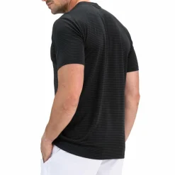  Tex tennisshirt heren black*Sjeng Sports