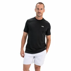  Tex tennisshirt heren black*Sjeng Sports