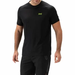  Uberto tennisshirt heren black*Sjeng Sports Clearance
