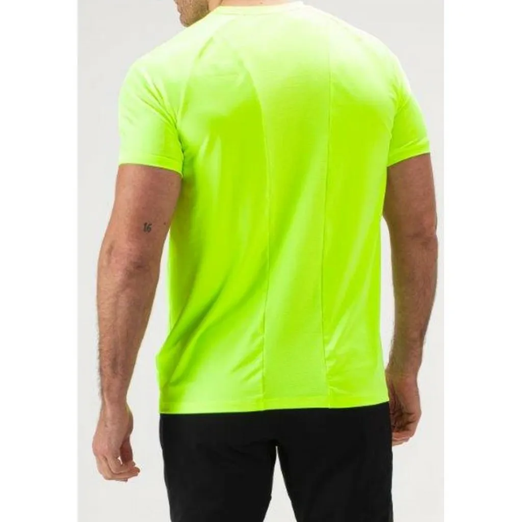 Uberto tennisshirt heren acid yellow*Sjeng Sports