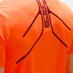  Udolf shirt heren shocking orange*Sjeng Sports Outlet