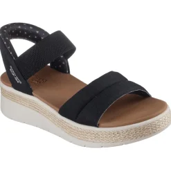Slip-ins: BOBS Sun Ray sandalen dames black*Skechers Clearance