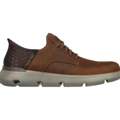 Slip-ins: Garza - Gervin schoenen heren chocolate dark brown*Skechers Online