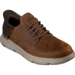 Slip-ins: Garza - Gervin schoenen heren chocolate dark brown*Skechers Online