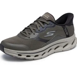 Slip-ins: GO WALK Glide - Step 2.0 - Zac schoenen heren dark taupe*Skechers Sale