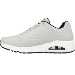 Uno - Stand On Air schoenen heren light grey black*Skechers Clearance