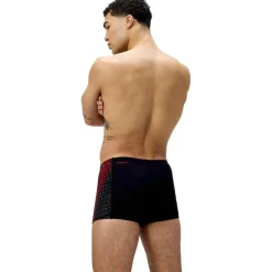 Endurance+ Tech Panel zwemboxer heren black red*Speedo Sale