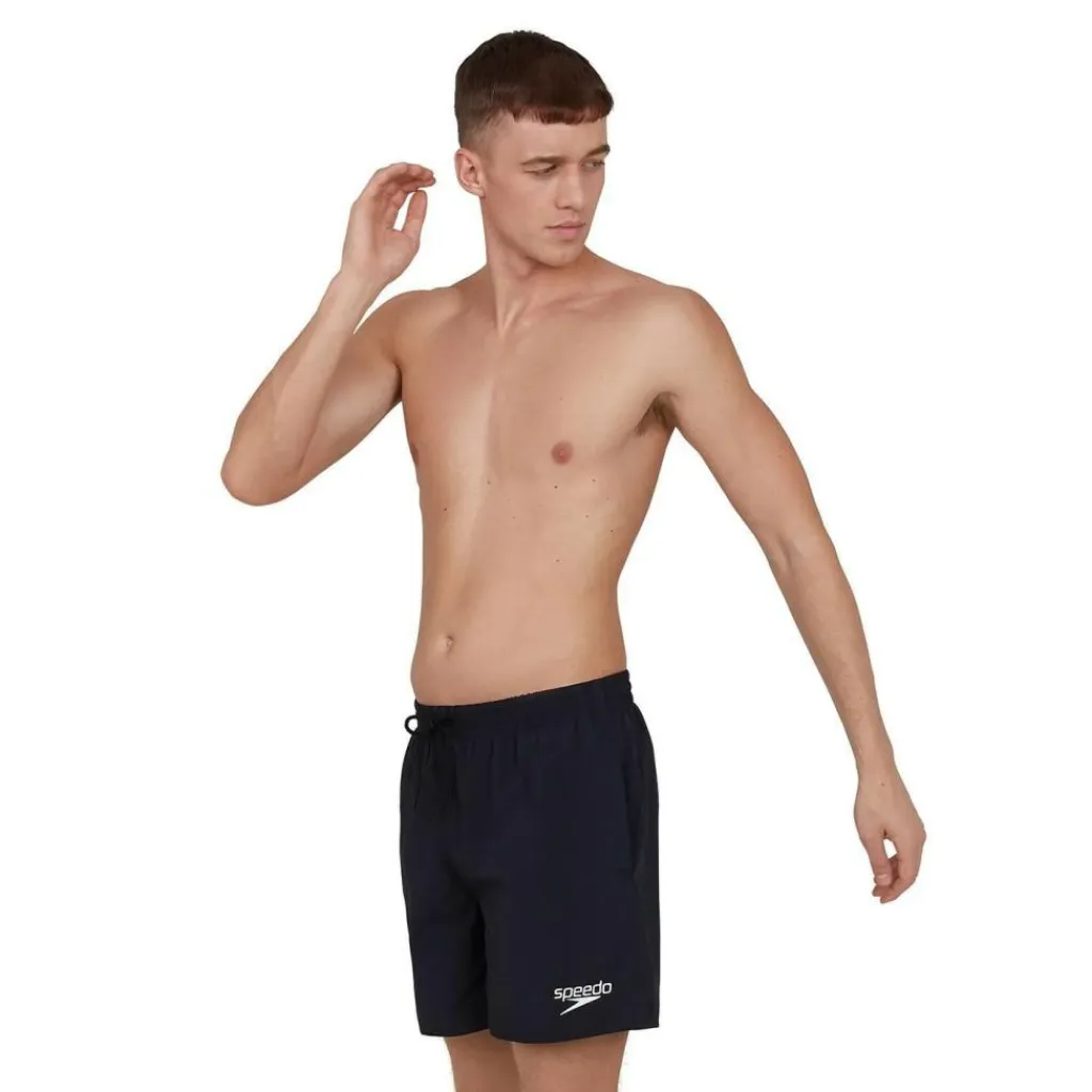 Essentials 16 inch zwembroek heren black*Speedo Hot