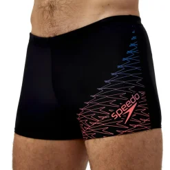 Medley Logo zwemboxer heren orange black*Speedo Hot