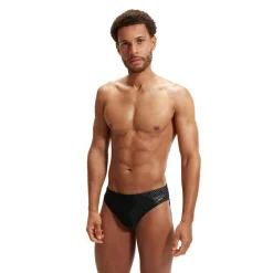Medley Logo zwemslip heren black grey*Speedo Clearance