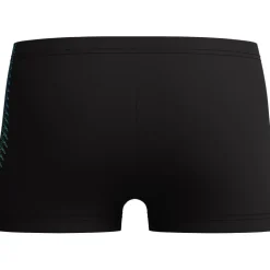 Plastisol Placement zwemboxer junior black green*Speedo Hot