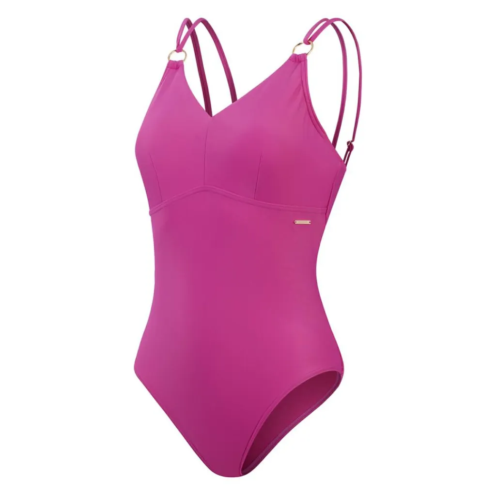 Shaping Strappy badpak dames berry*Speedo Discount