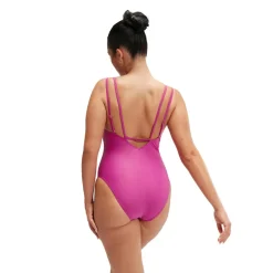 Shaping Strappy badpak dames berry*Speedo Discount