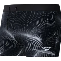 Valmilton Allover zwemboxer heren black grey*Speedo Clearance
