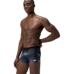 Valmilton Allover zwemboxer heren black grey*Speedo Clearance