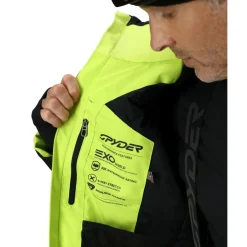 Leader winterjas heren lime*Spyder Outlet