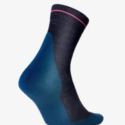  Merino Hiking wandel compressiesokken dames dark blue pink*STOX Energy Socks Clearance