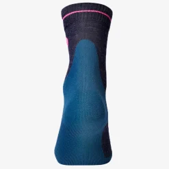 Merino Hiking wandel compressiesokken dames dark blue pink*STOX Energy Socks Clearance