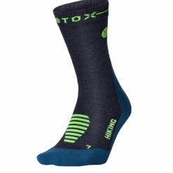  Merino Hiking wandel compressiesokken heren dark  blue green*STOX Energy Socks Outlet