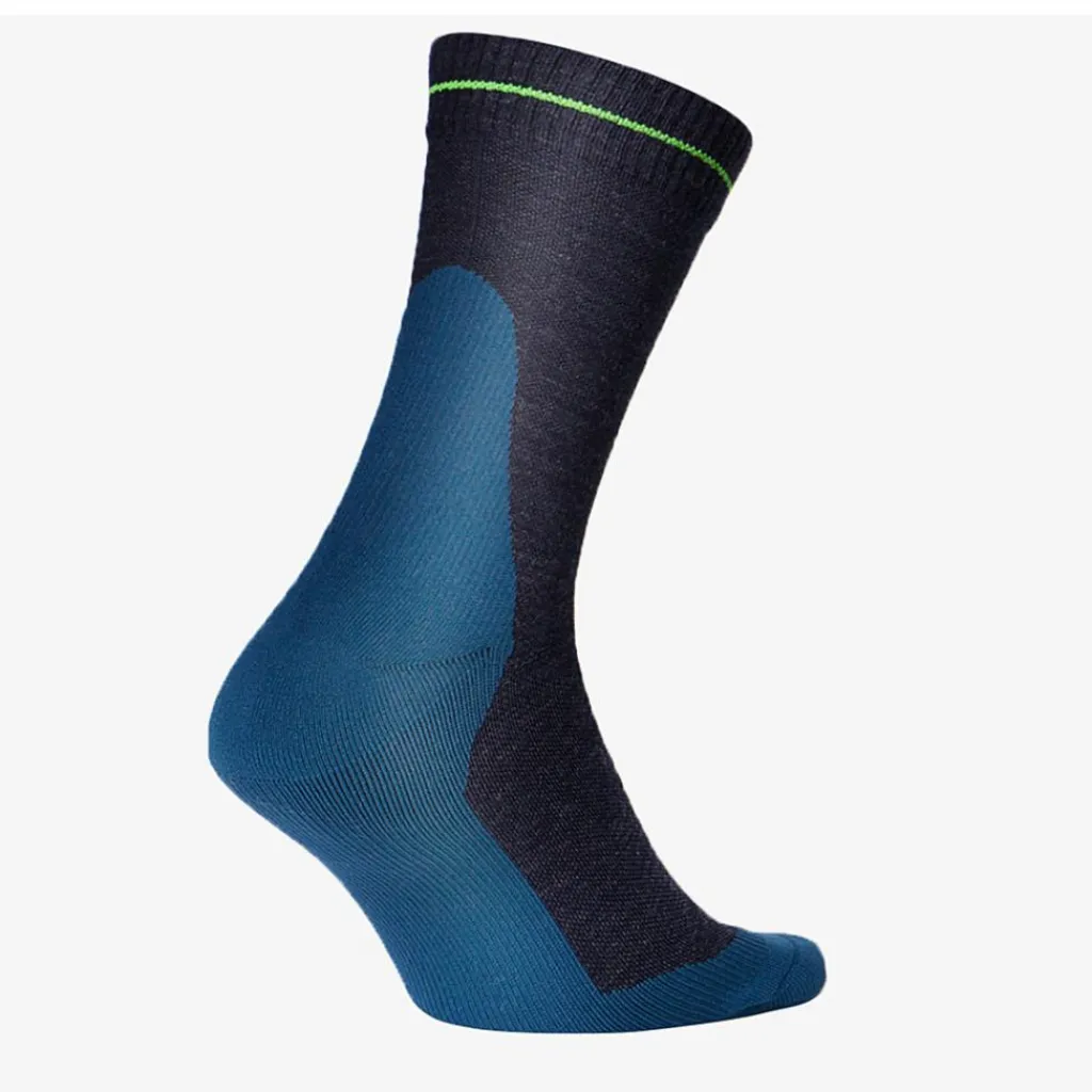Merino Hiking wandel compressiesokken heren dark blue green*STOX Energy Socks Outlet
