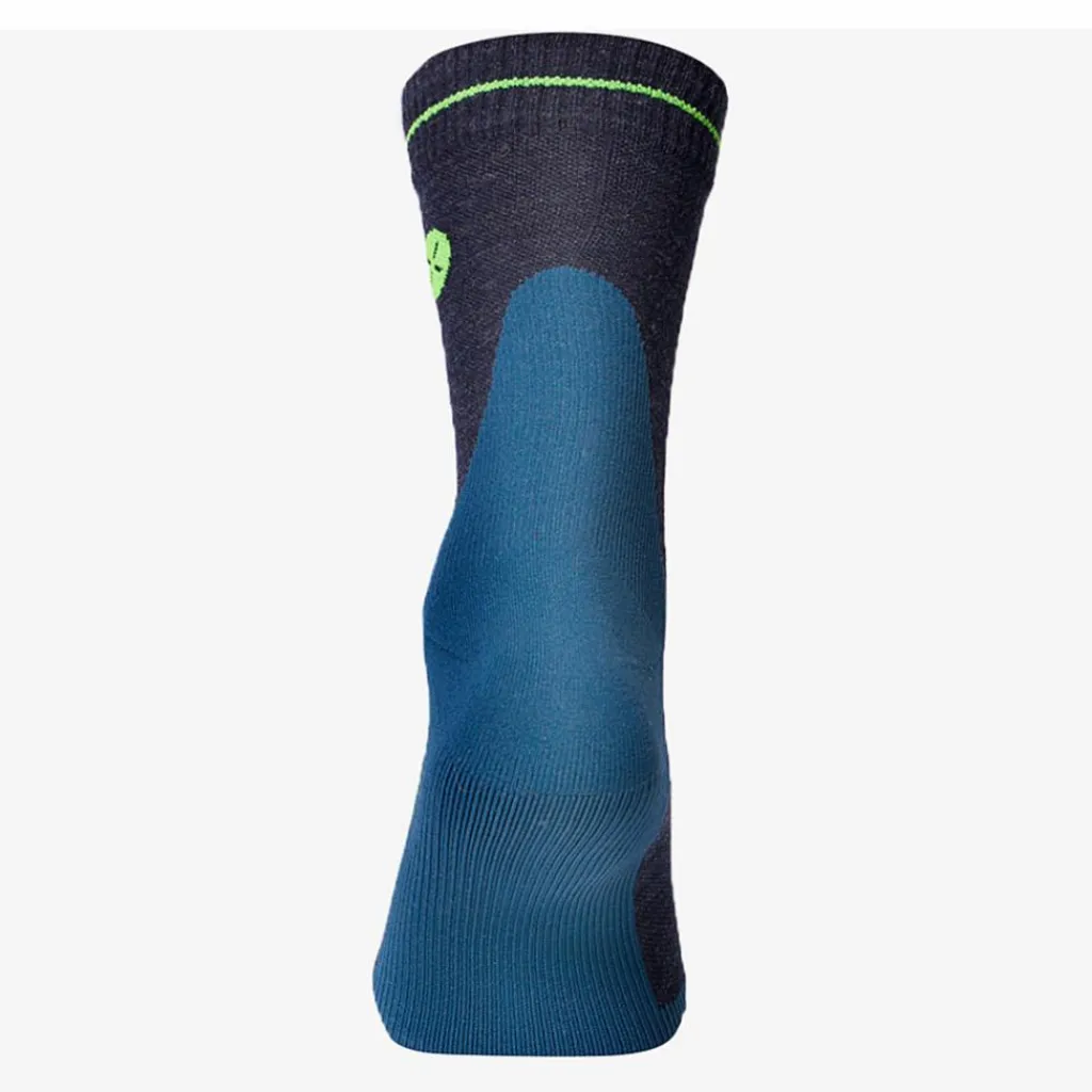 Merino Hiking wandel compressiesokken heren dark blue green*STOX Energy Socks Outlet