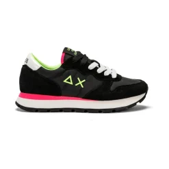 Ally Solid Nylon schoenen dames black yellow fluo*SUN68