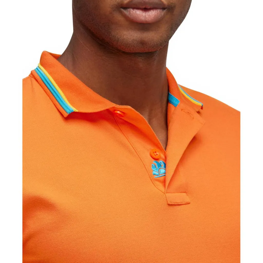 Brice polo heren sun orange*Sundek Sale