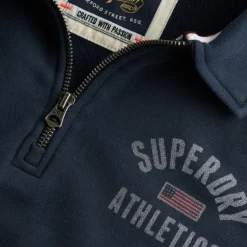 Athletic Essentials sweater dames eclipse navy*Superdry Hot
