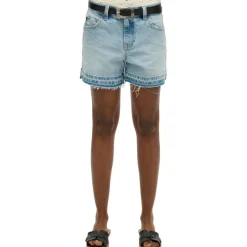 Cut Off short dames azure pale blue*Superdry Sale