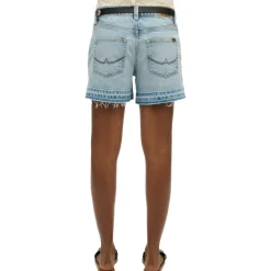 Cut Off short dames azure pale blue*Superdry Sale