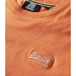 Essential Logo shirt heren sunburst coral*Superdry Online