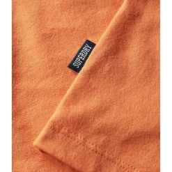 Essential Logo shirt heren sunburst coral*Superdry Online