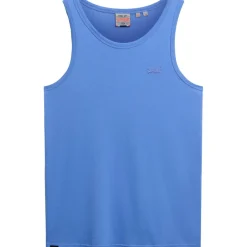 Essential tanktop heren chambray blue*Superdry Online