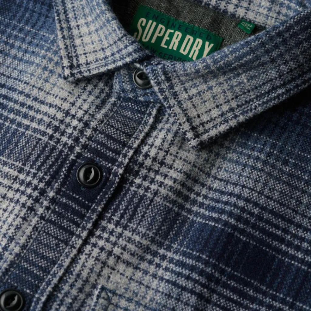Miller overhemd heren ombre blue*Superdry Outlet