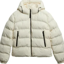 Puffer winterjas dames off white*Superdry New