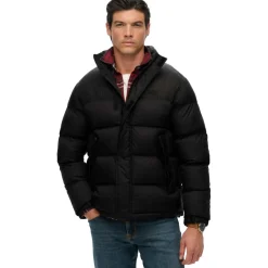 Tech winterjas heren black*Superdry Best