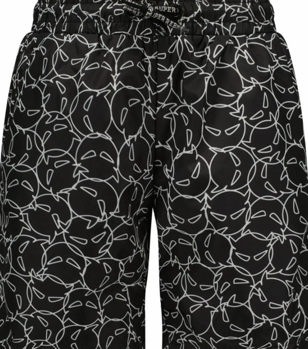 Bay all over print zwembroek junior multi black white*SuperRebel Online