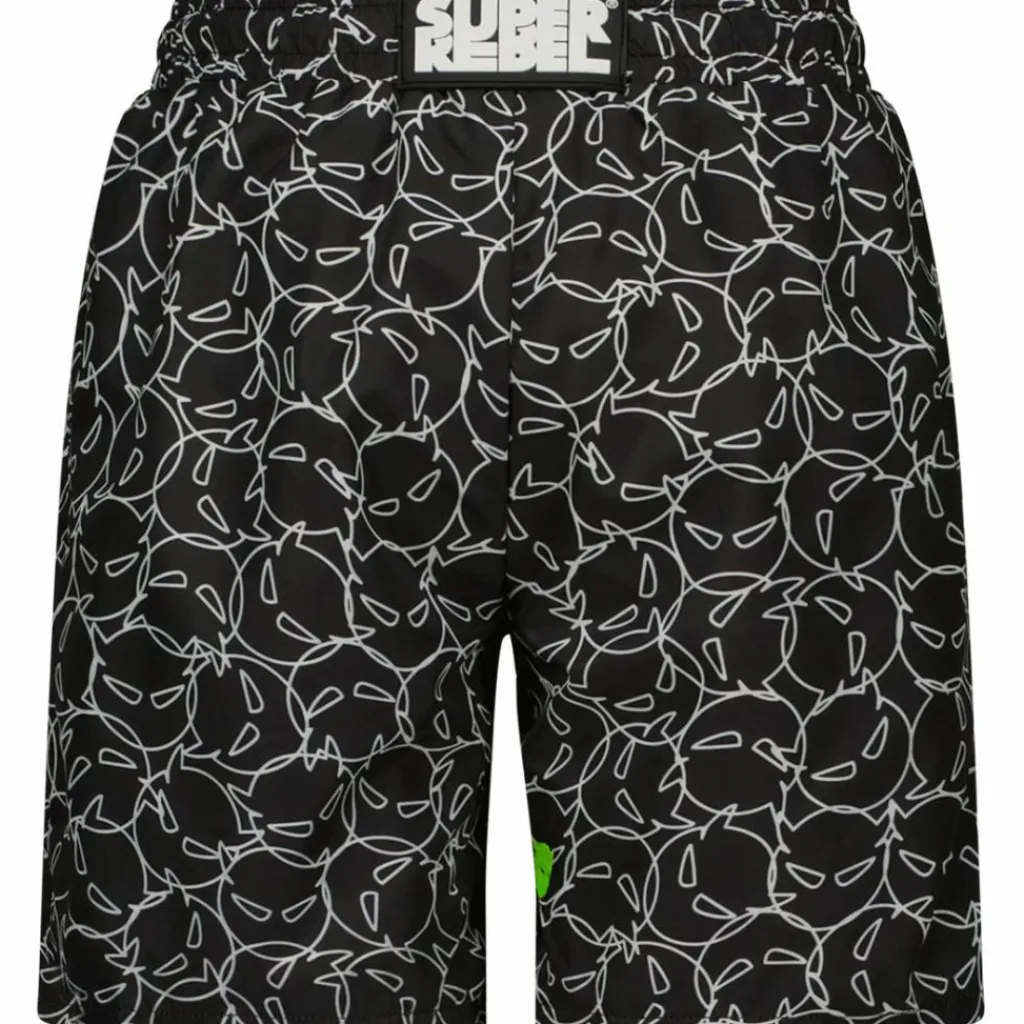 Bay all over print zwembroek junior multi black white*SuperRebel Online