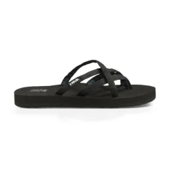 Olowahu slippers dames mix black on black*Teva Discount