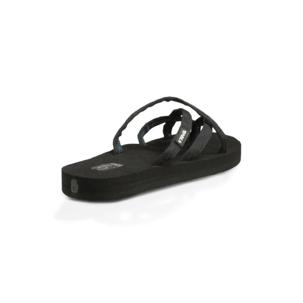 Olowahu slippers dames mix black on black*Teva Discount