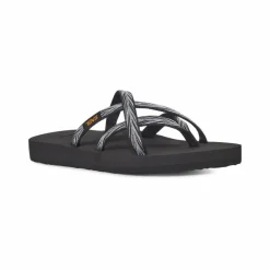 Olowahu slippers dames palms zwart wit*Teva Best