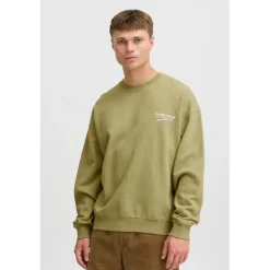 Rubi sweater heren split pea*TheJoggConcept