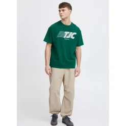 Silas Logo shirt heren evergreen*TheJoggConcept Sale