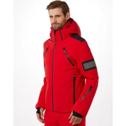  ALLAN winterjas heren signal red*Toni Sailer Discount