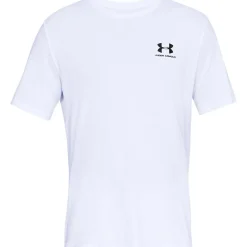 Left Chest Logo shirt heren white black*Under Armour New